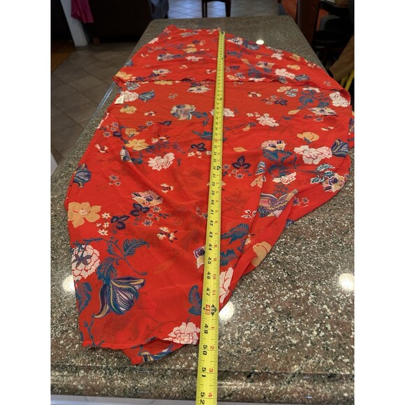 Vintage USA Women's Floral Daisy Spring Open Front Kimono Cardigan One Size Boho - Picture 5 of 6